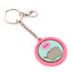 Llavero con spinner Pusheen Hi , Bye color Pink & Blue