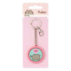 Llavero con spinner Pusheen Hi , Bye color Pink & Blue