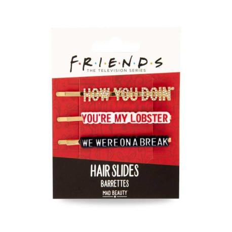 Horquillas para el cabello Friends frases