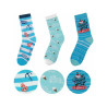 Lot de 3 paires de chaussettes en polyéthylène Scoops Ahoy