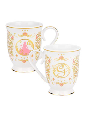 Taza de cerámica Wicked Glinda con detalles en dorado