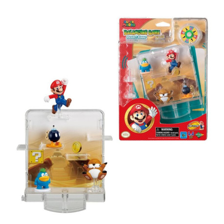 Set de figuras pintadas a mano + Juego de mesa Super Mario Balancing Game Plus Desert Stage