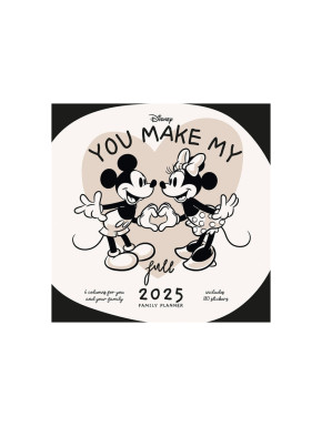 Calendario Planificador Familiar Mickey & Friends 30X30