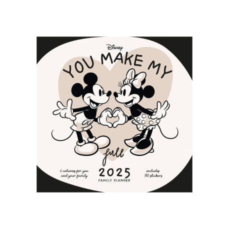 Calendario Planificador Familiar Mickey & Friends 30X30