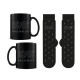 Conjunto AC/DC Back in Black: Caneca e meias