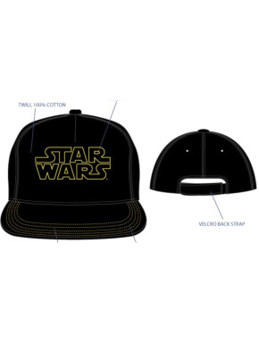 Gorra Star Wars negra TU