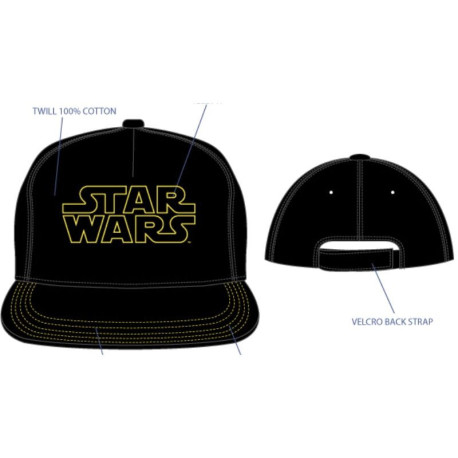 Gorra Star Wars negra TU