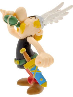 Figura Astérix bebiendo poción mágica 6 cm