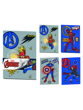 Pack x2 cuadernos de ejercicios A5 Avengers (Hero Club) 21 x 14,5 cm