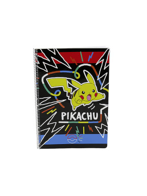 Cuaderno Folio 80 Hojas Colorful Pokémon