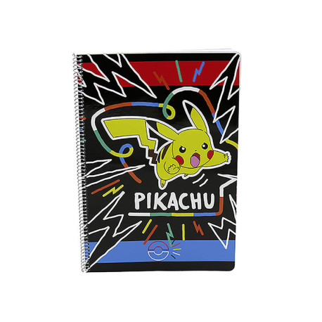 Cuaderno Folio 80 Hojas Colorful Pokémon