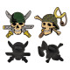 Set 2 pines Zoro & Usopp