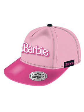 Gorra bordada logo Barbie rosa Talla única (56-58 cm)