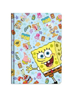 Cuaderno Encuadernado tapa dura Bob Esponja A5