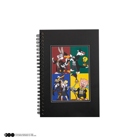 Cuaderno tapa dura con espiral Looney Tunes