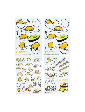 Pack vinilos para gadgets Gudetama 21 x 15 cm