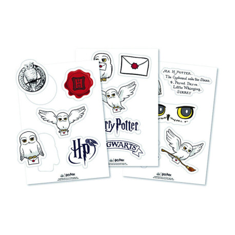 Set de pegatinas Harry Potter Hedwig