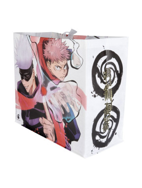 Bolsa de compra blanca Jujutsu Kaisen