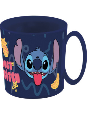 Taza micro Stitch y palmas 390 ml