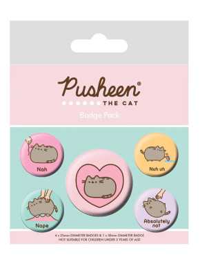 Set de chapas Pusheen