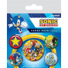 Conjunto de crachás do Sonic The Hedgehog - Speed Team