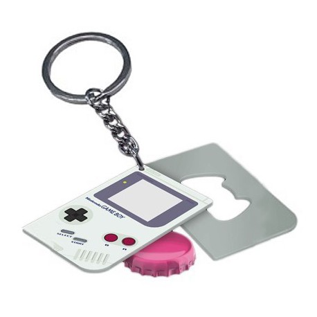 Keychain with bottle Opener Game Boy Nintendo