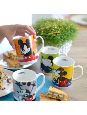 Taza apilable Mickey Mouse verde