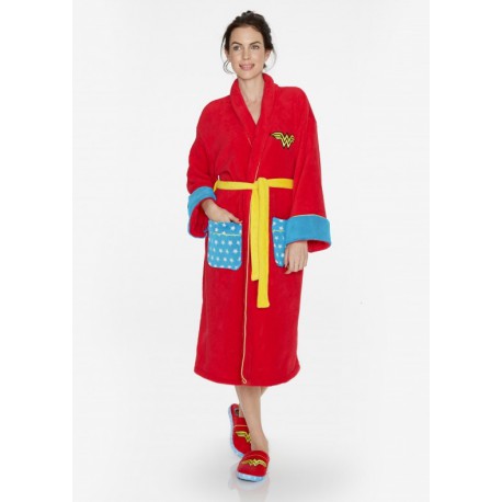 Bathrobe fleece Wonder Woman DC Comics