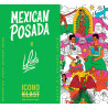 Póster Gigante para Colorear "Mexican Posada" por Luis Pinto