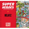 Cartaz gigante para colorir "Super-heróis" de Belatz Iconoklast