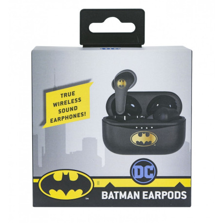 Auriculares TWS Earpods Logo Batman Negro