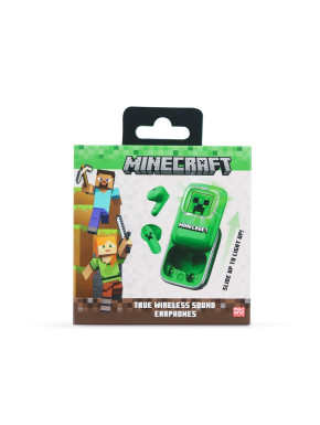 Auriculares TWS Slide Earpods Minecraft