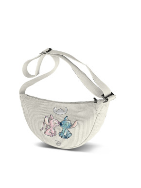 Disney Lilo y Stitch Tender Bolso Oval Roy, Hueso