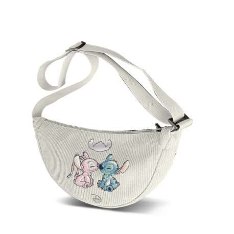 Disney Lilo y Stitch Tender Bolso Oval Roy, Hueso