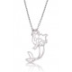 Pendant white gold Ariel The little Mermaid Disney