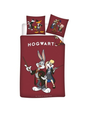 Funda nórdica Looney Tunes x Harry Potter 140x200cm