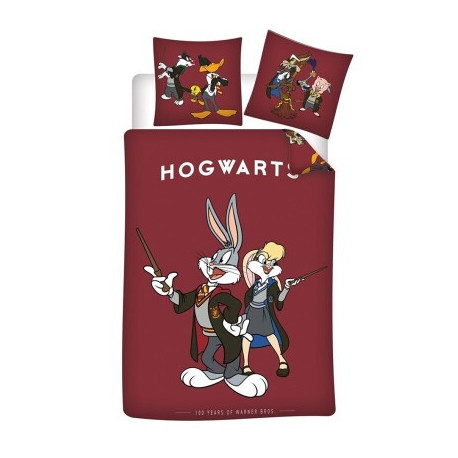 Funda nórdica Looney Tunes x Harry Potter 140x200cm