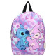 Mochila Stitch & Angel corazones 31 cm