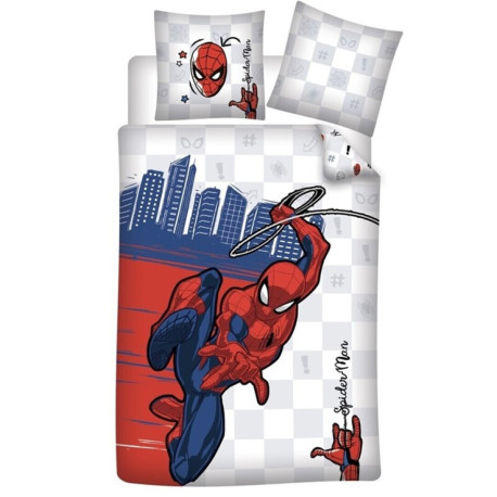 Funda nórdica algodón Spiderman Marvel 140x200cm