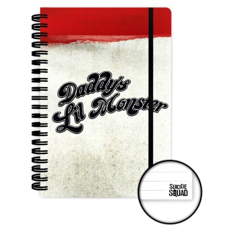 Cuaderno A5 Daddy's Little Monster Suicide Squad