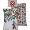 Housse de couette en coton Marvel 140x200cm