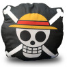 Almofada com bandeira do Luffy One Piece