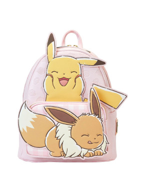 Bolso Mochila Pikachu y Eevee