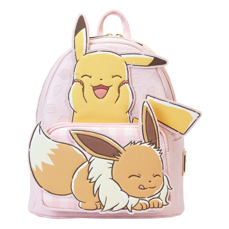 Bolso Mochila Pikachu y Eevee