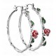 Outstanding white gold Beauty and the Beast Disney Rose Enchanted