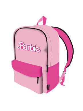 Mochila Logo Barbie Rosa 41 cm