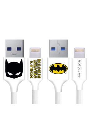 Cable 3.0 USB a Lightning (MFI) con Logo de Batman - 1m