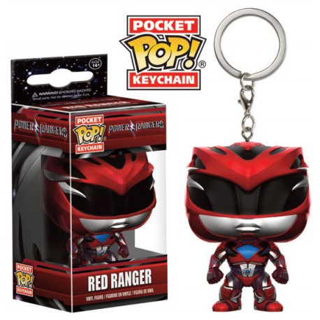 Llavero mini Funko Pop! Power Rangers Rojo versión 2017