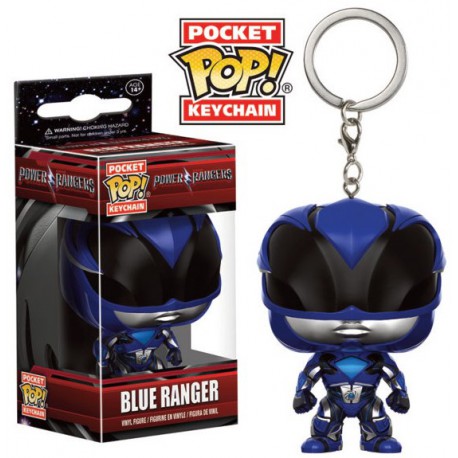 Keychain mini Funko Pop! Power Rangers Blue version 2017