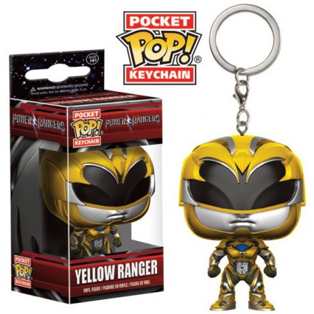 Keychain mini Funko Pop! Power Rangers Yellow version 2017